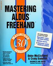 Cover of: Mastering Aldus FreeHand, Macintosh version 3.0 by Deke McClelland