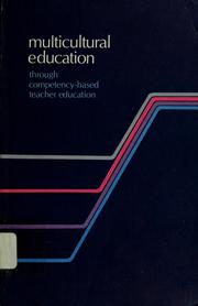 Cover of: Multicultural education through competency-based teacher education by William A. Hunter, editor.