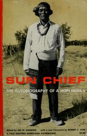 Sun chief by Leo W. Simmons