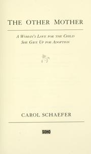 Cover of: The other mother by Carol Schaefer
