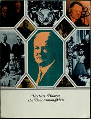 Cover of: Herbert Hoover, the uncommon man.