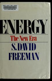 Cover of: Energy by S. David Freeman