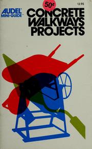 Cover of: Concrete walkways projects