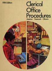 Cover of: Clerical office procedures by James Robert Meehan