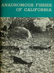 Cover of: Anadromous fishes of California