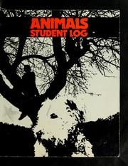Cover of: Animals, student log