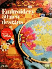 Cover of: Embroidery, 50 new designs
