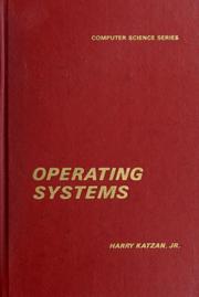 Cover of: Operating systems by Harry Katzan