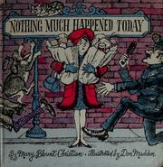 Cover of: Nothing much happened today.