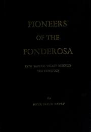 Pioneers of the ponderosa by Myra Sauer Ratay