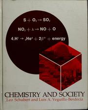 Cover of: Chemistry and society