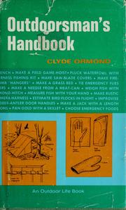 Cover of: Outdoorsman's handbook. by Clyde Ormond