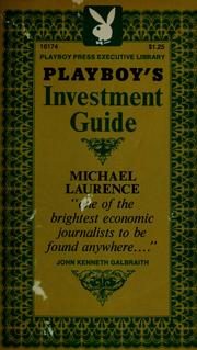 Cover of: Playboy's investment guide by Michael Laurence