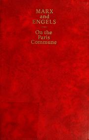 Cover of: On the Paris Commune