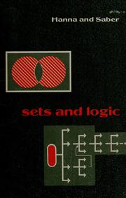 Cover of: Sets and logic by Samuel C. Hanna