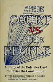 Cover of: The Court vs. the people by Palmer, William J.