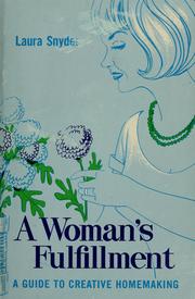 Cover of: A woman's fulfillment