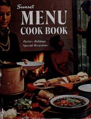 Cover of: Sunset menu cook book