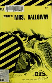 Cover of: Mrs. Dalloway: notes ...