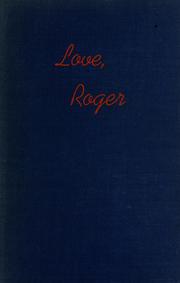 Cover of: Love, Roger