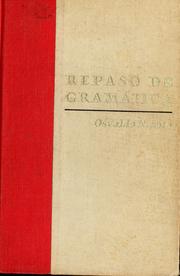 Cover of: Repaso de gramática