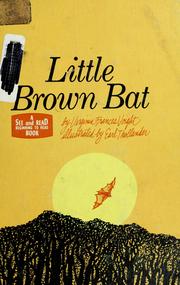 Cover of: Little brown bat.
