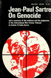 Cover of: On genocide