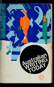 Cover of: Australian writing today. by Charles Higham