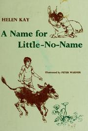 Cover of: A name for Little-No-Name