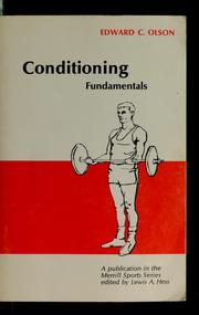 Cover of: Conditioning fundamentals by Edward C. Olson