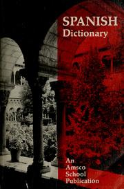 Cover of: New College Spanish and English Dictionary by Edwin B Williams