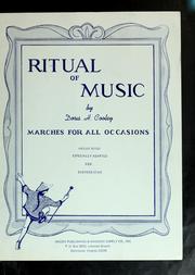 Cover of: Ritual of music by Doris H. Cooley