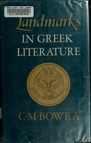 Cover of: Landmarks in Greek literature