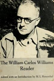 Cover of: The William Carlos Williams reader