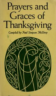 Cover of: Prayers and graces of thanksgiving