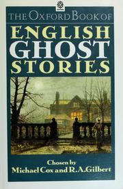 Cover of: The Oxford book of English ghost stories by Michael Cox, R. A. Gilbert