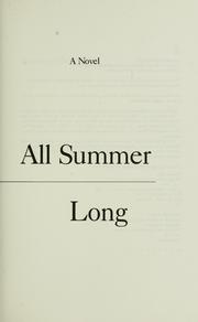 Cover of: All summer long: a novel