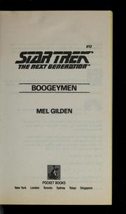 Cover of: Boogeymen by Mel Gilden