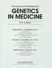 Cover of: Thompson & Thompson Genetics in medicine by Margaret W. Thompson