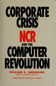 Cover of: Corporate crisis by William S. Anderson
