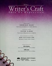 Cover of: Writers Craft Idea to Expression by Peter Elbow, Sheridan Blau