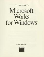 Concise guide to Microsoft Works for Windows