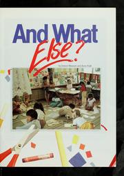Cover of: And what else by Joanne Massam