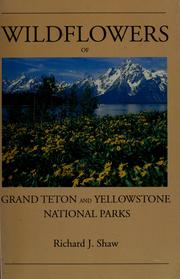 Cover of: Wildflowers of Grand Teton and Yellowstone National Parks by Richard J. Shaw