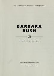 Cover of: Barbara Bush by Arleen McGrath Heiss