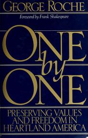Cover of: One by one by George Charles Roche