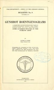 Cover of: Gunshot Roentgenograms. by Clyde Sinclair Ford