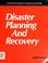 Cover of: Disaster planning and recovery
