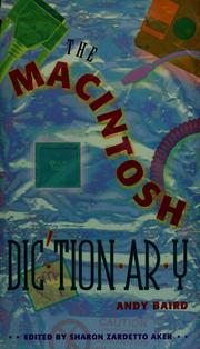 Cover of: The Macintosh dictionary