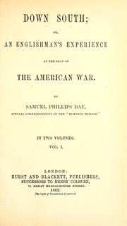 Cover of: Down South: or, An Englishman's experience at the seat of the American war.